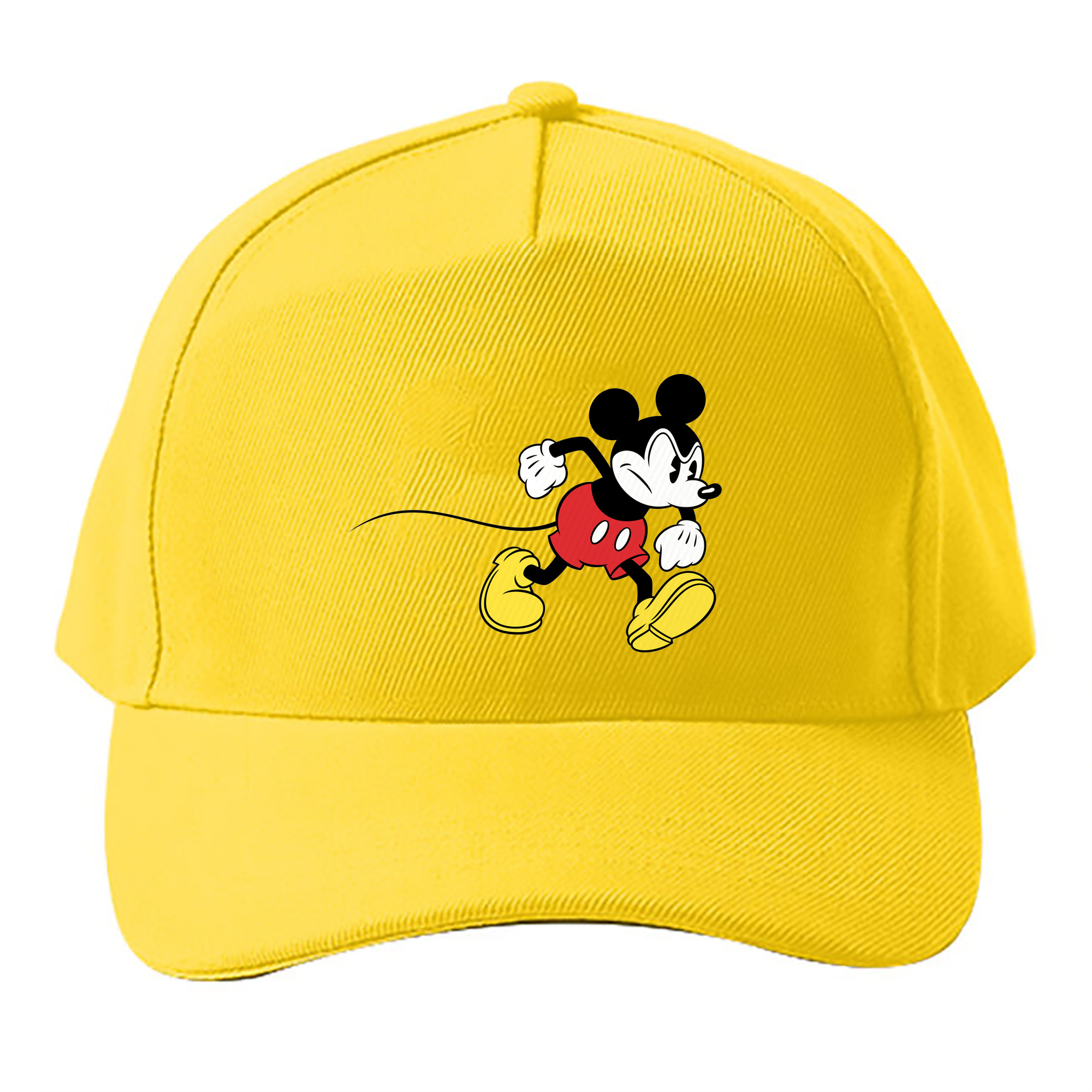 （画像用） ミッキーマウス Mickey Mouse ベースボールキャップ 綿100％ 男女兼用 帽子 スポーツ